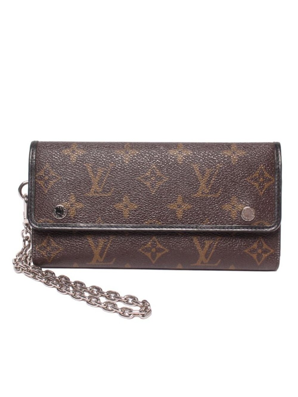 Louis Vuitton Trifold Wallet Portefeuille Long Monogram Macassar